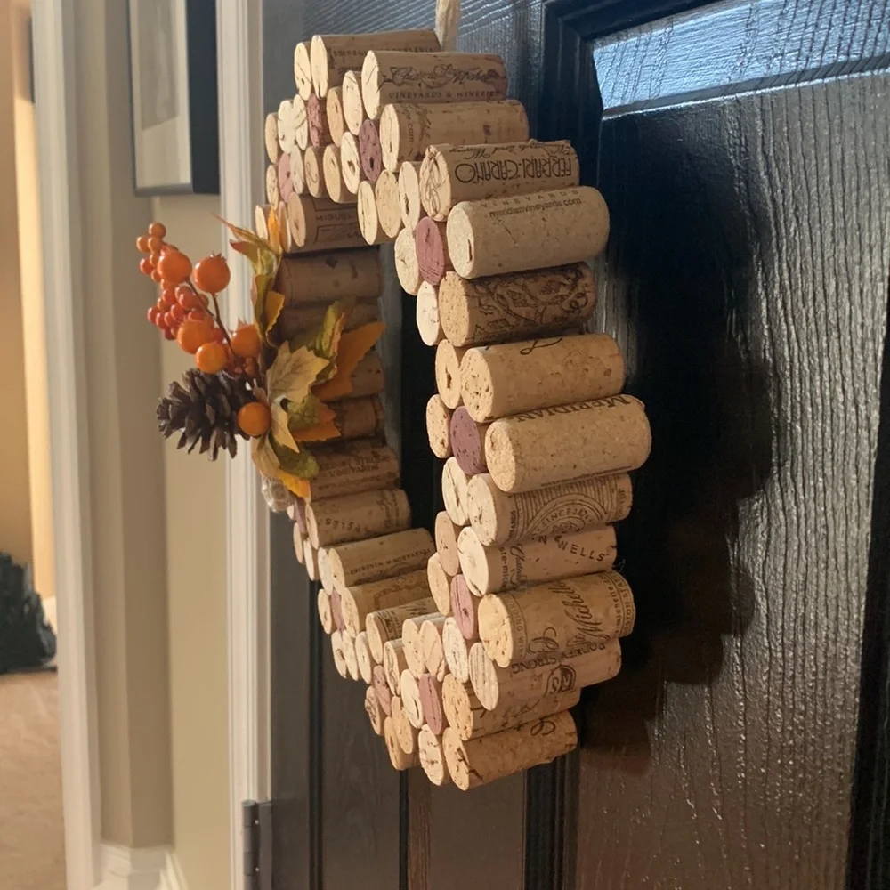 Festive Fall cork wreath